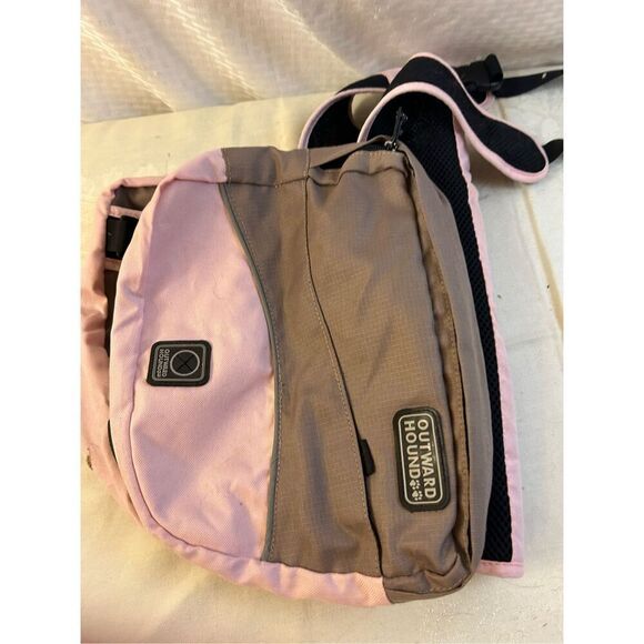 Outward Hound dog pet carrier pack pink brown Medium M - Picture 4 of 7